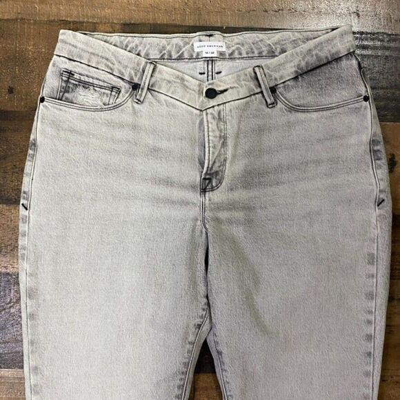 Good American good classic Jeans Size 14/32 Cotton Blend Skinny Leg Denim - Picture 3 of 11